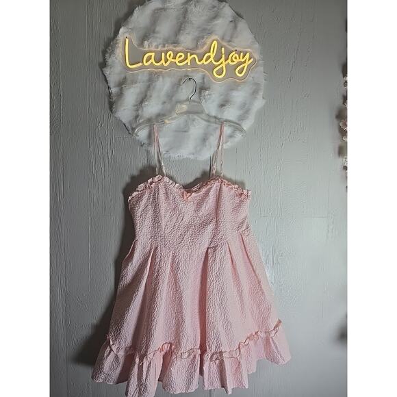Unbranded Dresses & Skirts - NWOT Babydoll Summer Sweetheart Neckline Peach A Line Dress Womens Plus 3x